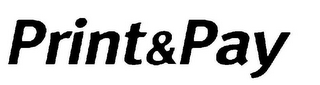PRINT & PAY logo