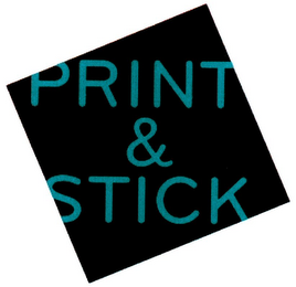 PRINT & STICK logo