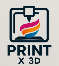 PRINT X 3D logo