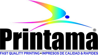 PRINTAMA FAST QUALITY PRINTING · IMPRESOS DE CALIDAD & RAPIDES logo