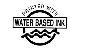 PRINTED WITH WATER BASED INK logo