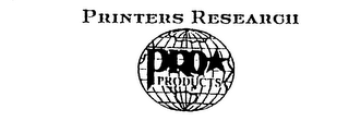 PRINTERS RESEARCH PRO PRODUCTS logo