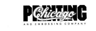 PRINTING CHICAGO AND EMBOSSING COMPANY logo