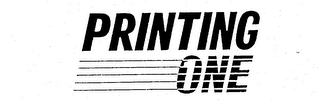 PRINTING ONE logo