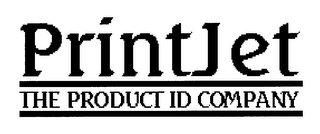 PRINTJET THE PRODUCT ID COMPANY logo