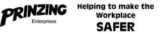 PRINZING ENTERPRISES HELPING TO MAKE THE WORKPLACE SAFER logo