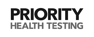 PRIORITY HEALTH TESTING logo
