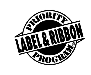 PRIORITY LABEL & RIBBON PROGRAM logo