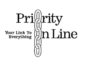 PRIORITY ON LINE YOUR LINK TO EVERYTHING logo