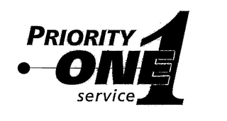PRIORITY ONE SERVICE logo