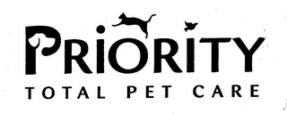 PRIORITY TOTAL PET CARE logo
