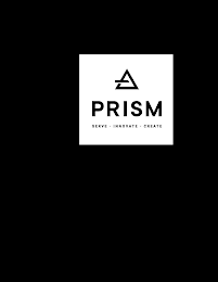 PRISM SERVE. INNOVATE. CREATE logo