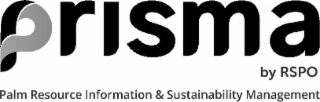 PRISMA BY RSPO PALM RESOURCE INFORMATION & SUSTAINABILITY MANAGEMENT logo