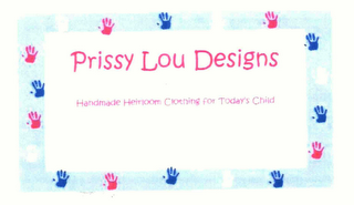 PRISSY LOU DESIGNS HANDMADE HEIRLOOM CLOTHING FOR TODAY'S CHILD logo
