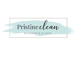 PRISTINE CLEAN EXCELLENCE IS SEEN logo