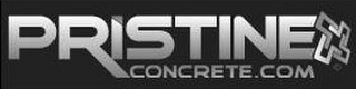 PRISTINE CONCRETE.COM logo