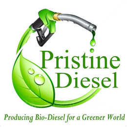 PRISTINE DIESEL PRODUCING BIO-DIESEL FOR A GREENER WORLD logo