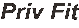 PRIV FIT logo