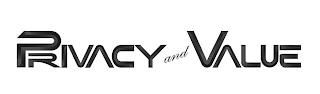 PRIVACY AND VALUE logo