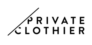 PRIVATE CLOTHIER logo