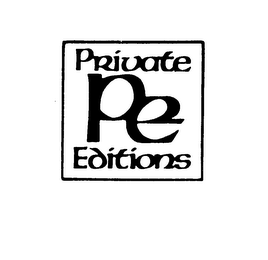PRIVATE EDITIONS PE logo