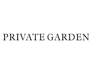 PRIVATE GARDEN logo