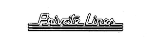 PRIVATE LINES logo