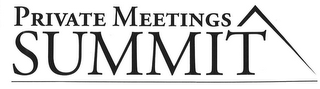 PRIVATE MEETINGS SUMMIT logo