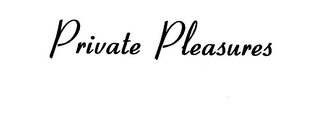 PRIVATE PLEASURES logo