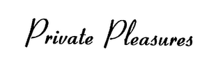 PRIVATE PLEASURES logo