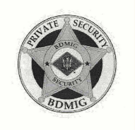 PRIVATE SECURITY BDMIG logo