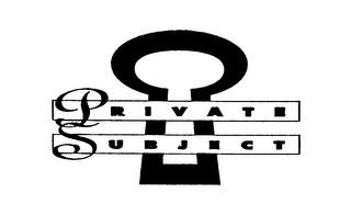 PRIVATE SUBJECT logo
