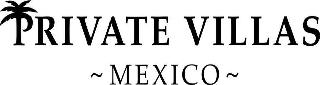 PRIVATE VILLAS MEXICO logo