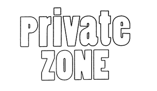 PRIVATE ZONE logo