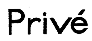 PRIVE logo
