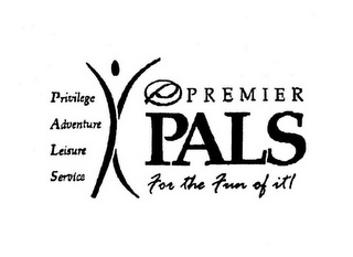 PRIVILEGE ADVENTURE LEISURE SERVICE PB PREMIER PALS FOR THE FUN OF IT! logo