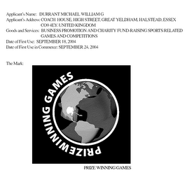 PRIZEWINNING GAMES logo
