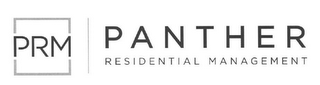 PRM PANTHER RESIDENTIAL MANAGEMENT logo