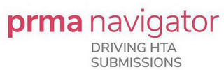 PRMA NAVIGATOR DRIVING HTA SUBMISSIONS logo