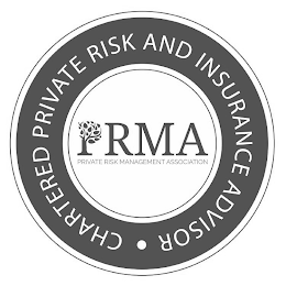 PRMA PRIVATE RISK MANAGEMENT ASSOCIATION CHARTERED PRIVATE RISK AND INSURANCE ADVISOR logo