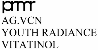 PRMR AG. VCN YOUTH RADIANCE VITATINOL logo