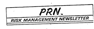 PRN RISK MANAGEMENT NEWSLETTER logo