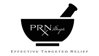 PRNRX SCRIPTS EFFECTIVE TARGETED RELIEF logo