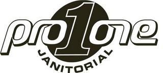 PRO 1 ONE JANITORIAL logo