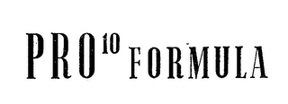 PRO 10 FORMULA logo