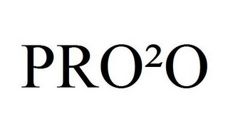 PRO 2O logo