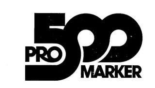 PRO 500 MARKER logo