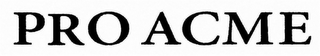 PRO ACME logo