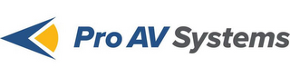 PRO AV SYSTEMS logo