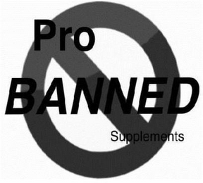 PRO BANNED SUPPLEMENTS logo